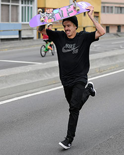 Luan Oliveira na campanha Corre Junto da Nike (Cortesia Nike)