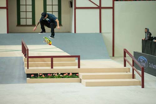 Luan de Oliveira, nollie heelflip (Divulgação/Bryce Kanights)