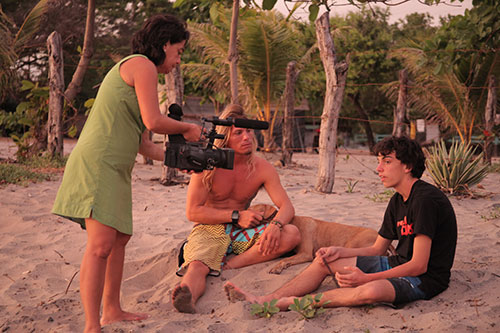 Gravando na Nicaragua (foto: Rob Langhammer)