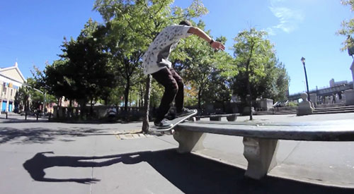 Sessão no Tribeca, um dos parques mais famosos de Nova York (foto: Evan Creed))