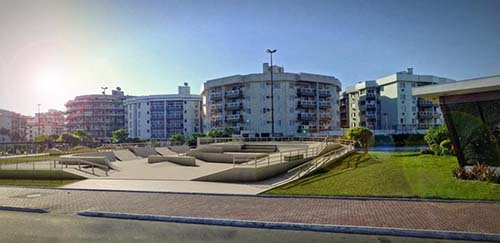 PIsta de Cabo Fio antes da demolição (Divulgação)