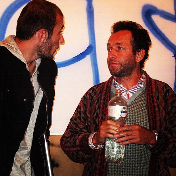 Klaus Bohms e Mark Gonzales (foto: Sidney Arakaki)