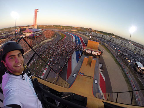 Ítalo Penarrubia nos X Games Austin (Arquivo pessoal)