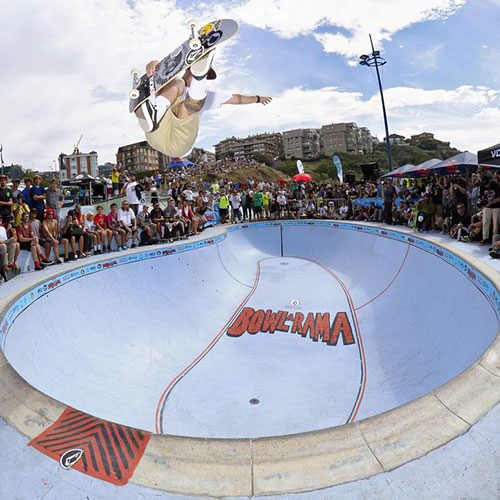 Pedro Barros venceu o Bowl A Rama em Gexto nesse sábado (foto: Jelle Keppens)