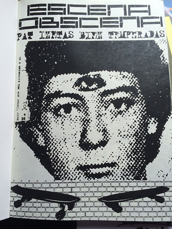 Fanzine argentino "Escena Obscena", de Tomas Spicolli (foto: Sidney Arakaki)