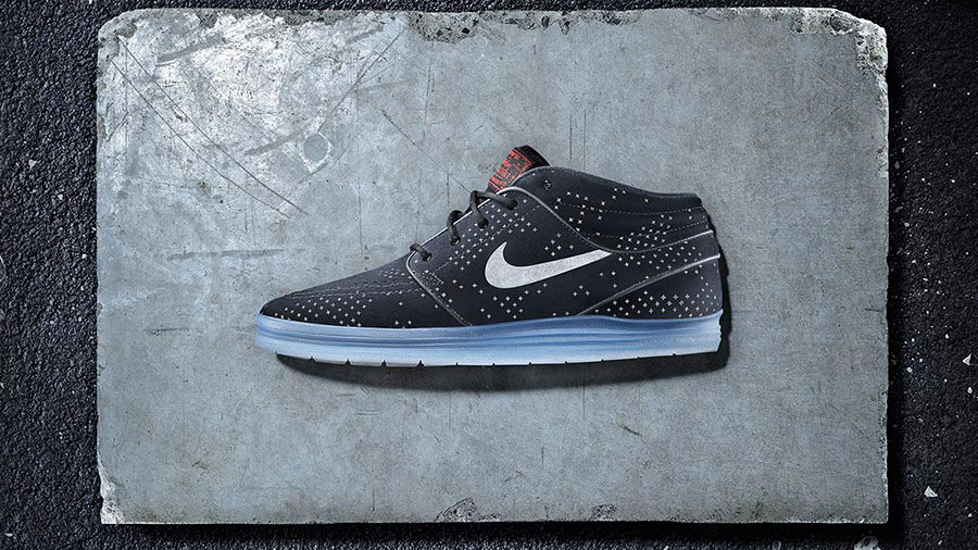 Edição limitada Nike SB Lunar Janoski Mid Flash