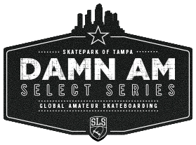 damn am select series logo street league skateboarding