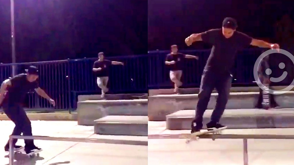 Nollie Shove It Frontside Feeble Grind Hardflip Reverse