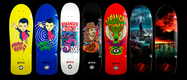 Stranger Things e Madrid Skateboards lançam collab.