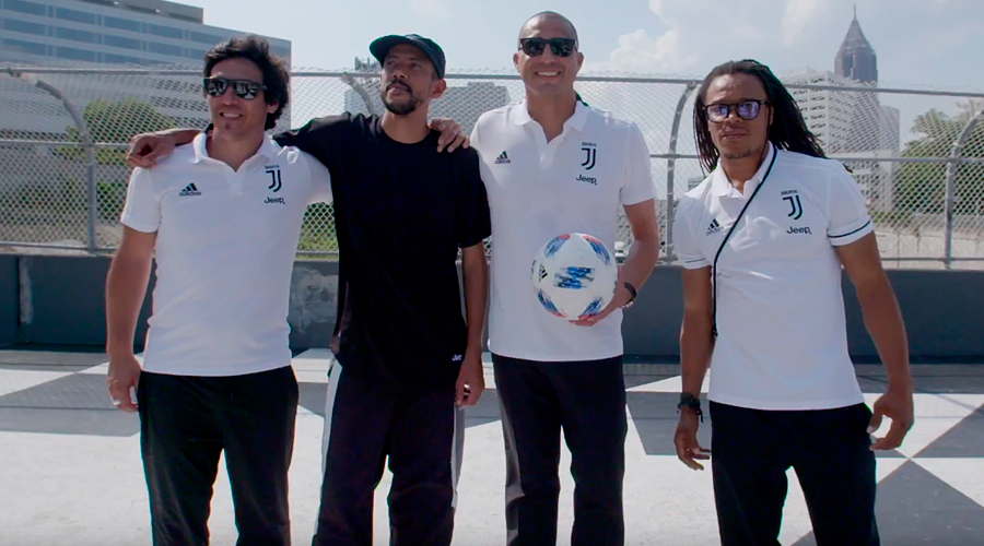 Juventus Legends get their skate on with Rodrigo Teixeira! | CONTAJUS