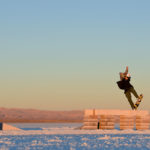 Skate no maior Deserto de Sal do mundo