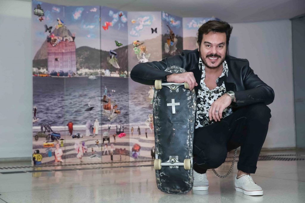 Ricardo Boechat vive num skate!