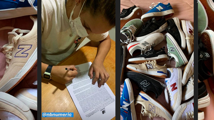 Marina Gabriela na New Balance Numeric