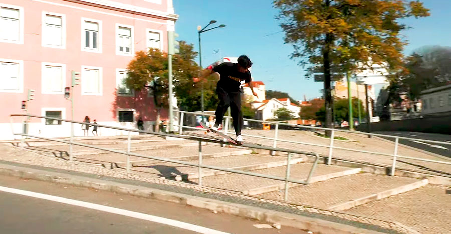 Thaynan Costa no "Domino", da DC Shoes