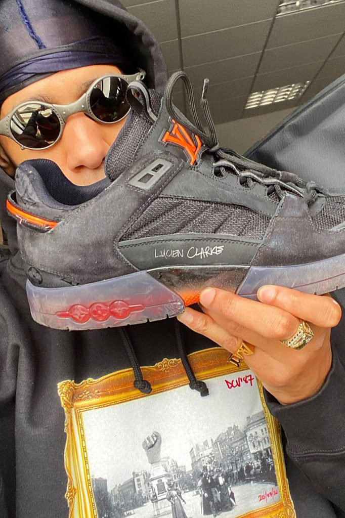 Lucien Clarke assina tênis de skate da Louis Vuitton 01