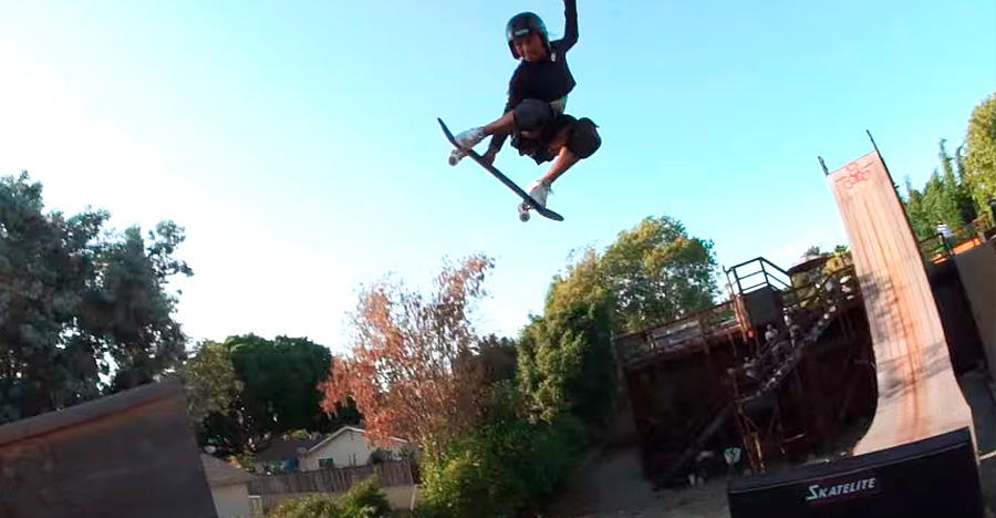 Primeira Mega session da Sky Brown