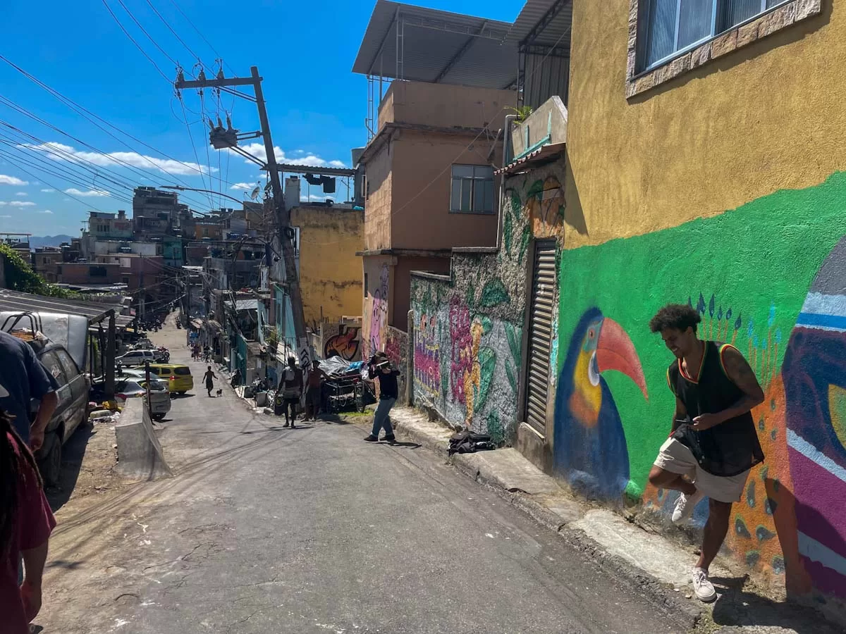 Ademar Luquinhas no Morro Santo Amaro.