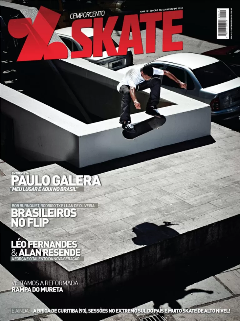 Ademar Luquinhas 100 skate capa